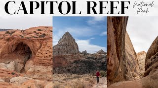 Capitol Reef National Park Complete Guide: Cassidy Arch, Hickman Bridge & the Sc