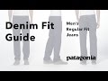 Patagonia Men's Regular Fit Jeans - Fit Guide