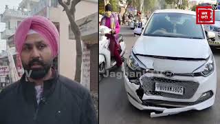 Highway 'ਤੇ ਵੱਜੀਆਂ 4 ਗੱਡੀਆਂ, ਖੁੱਲ੍ਹ ਗਏ Air Bag, ਮਸਾਂ ਬਚੀਆਂ ਜਾਨਾਂ, ਗੱਡੀਆਂ ਦੇ ਉੱਡ ਗਏ ਪਰਖੱਚੇ,