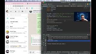 RPA Python Automated Script for "Whatsapp"