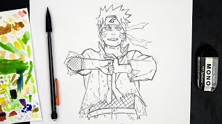 Comment DESSINER NARUTO au crayon ! [TUTO]