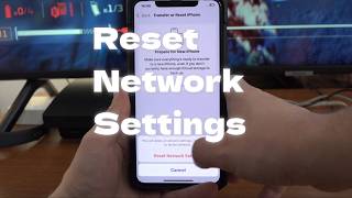 Cómo restablecer la configuración de red en iPhone