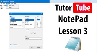 Notepad Tutorial - Lesson 3 - Saving File