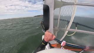 WINDSURFING TERSCHELLING, back to shore for a \