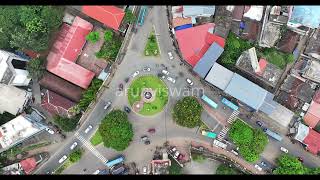 Muvattupuzha Nehru Park Roundabout Traffic | Kerala | Drone Footage | 4K