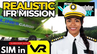 MSFS 2024 - Pilot Career Mode - Cargo Transport Medium - Cessna 208B Grand Caravan - Realistic IFR