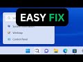 Windows 11 Taskbar Search Not Working? Easy Fix!