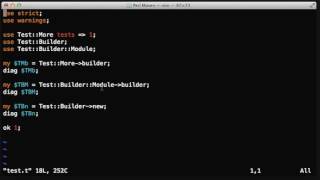 Test::Builder object