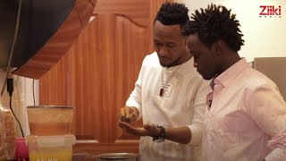 Bahati and Dj Mo Cook for their Wives- Double Date (BEING BAHATI Ep14)