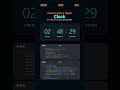🕒 Digital Clock with Glowing Neon Effects  | CSS  JavaScript Tutorial | mzcode01