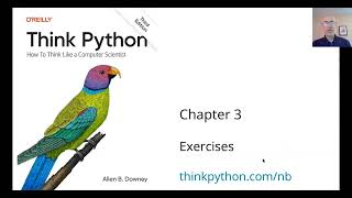 Think Python Chapter 3 Exercises