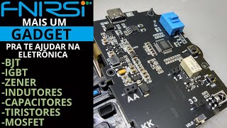 FNIRSI LCR-P1 - O Novo Testador multicomponentes que mede IGBTs e ESR de capacitores.