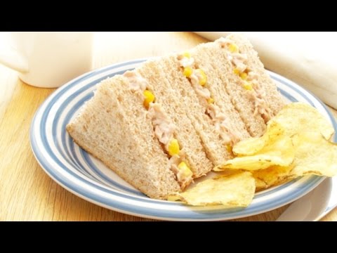 Delicious Chicken & Sweetcorn Sandwich - Perfect as Lunch or Snack. Delicious Chicken & Sweetcorn Sandwich - Perfect as Lunch or Snack.