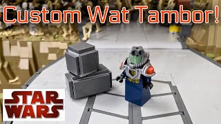 LEGO Star Wars Custom Wat Tambor Tutorial | Plus How To Build My Custom Crates!
