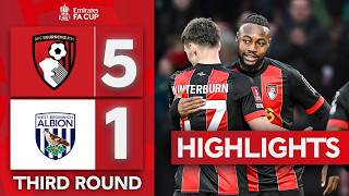 🍒 Cherries Run Rampant! | Bournemouth 5-1 West Brom | Emirates FA Cup 2024-25