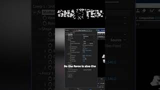 How to create exploding shatter text in Adobe After Effects
