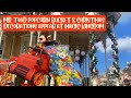 Mr. Toad Popcorn Bucket Smooth Mobile Order Process | Magic Kingdom Christmas Decorations Appear