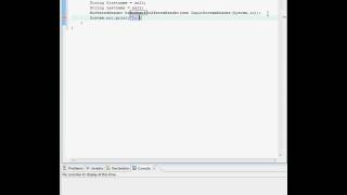Java Tutorial Series - Part 2 - Input Reader Program