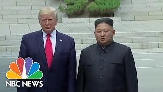 Watch Historic Meeting Between Trump, Kim Jong Un In The DMZ | NBC News