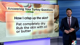 Talking turkey: How to get the skin crispy and how to know it's cooked
