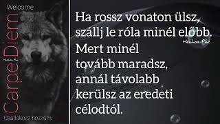 🫵 Ha rossz vonaton ülsz, szállj le róla minél előbb. Mert minél tovább maradsz...