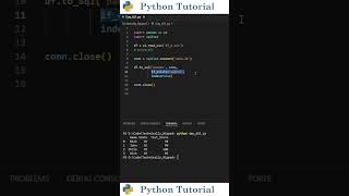 Load Pandas DataFrame into SQLite | Python Tutorial