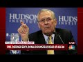 andrea mitchell remembers mixed public record of the late donald rumsfeld