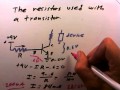 resistor basis dan kolektor elec 027 yang digunakan dengan transistor