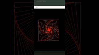 Draw Spiral 🤩 Using Python Turtle | #shorts #shortvideo #short #python #pythonturtle