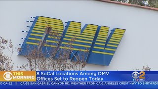 DMV Opens Some Locations With New Hours, Rules