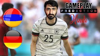 pes 2021 hindi gameplay | Armenien - Deutschland | 2021-2022