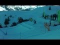 FIS Snowboard World Cup Montafon Boardercross Race Training - Kyle Wise GB