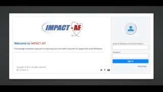 IMPACT AF Online Questionnaire