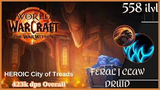 Darkflame Cleft HEROIC - Claw Feral DRUID - TWW 11.0.2 | No Commentary