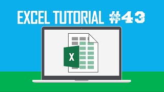 Excel Tutorial #43:  Hiding a Worksheet (Customize the Quick Access Toolbar)