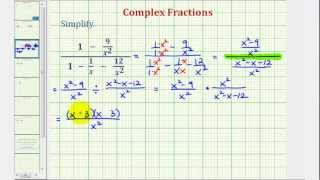 Ex 3: Simplify a Complex Fraction (Variables)