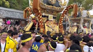 湊神社　国恩祭　苅屋　地　練り合わせ