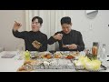 test 007먹방 제철 석화 그리고 굴보쌈을 안주로 해서 술 먹방 oyster bossam =boiled pork mukbang eatingshow asmr