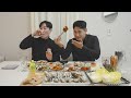 test 007먹방 제철 석화 그리고 굴보쌈을 안주로 해서 술 먹방 oyster bossam =boiled pork mukbang eatingshow asmr