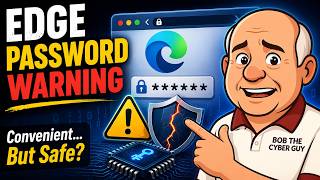 Microsoft Edge Password Manager Warning - Explained by Bob The Cyber Guy