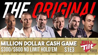 MILLION DOLLAR CASH GAME $300/$600 HIGH STAKES (Phil Ivey, Mike Matusow, Tony G) S1E3
