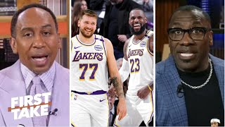 FIRST TAKE | 5th rings for LeBron? - Stephen A. \u0026 Shannon DISCUSS Lakers land Luka Doncic from Mavs