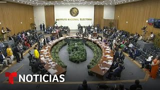 Autoridades electorales mexicanas oficializan el triunfo de Sheinbaum y Morena | Noticias Telemundo