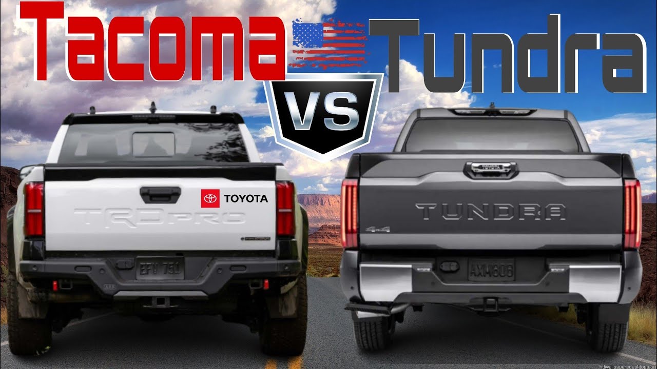 2024 Toyota Tacoma Vs 2024 Toyota Tundra, Tacoma Vs Trunda - Side-by ...