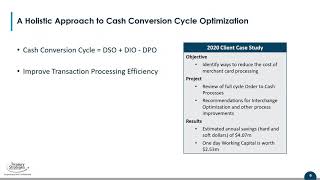 Beyond Working Capital Management Cash Conversion Cycle Optimization
