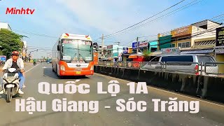 Thành Phố Ngã Bảy Tỉnh Hậu Giang Đến Thành Phố Sóc Trăng Tỉnh Sóc Trăng Trên Quốc Lộ 1A  Năm   2025.