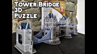 How to build Tower Bridge London 3D Puzzle - Time Lapse with Chillhop - Lofi Music