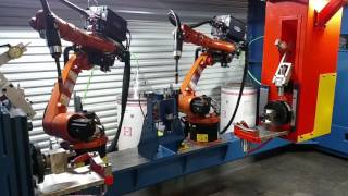 Driveshaft welding with Kuka roboteam