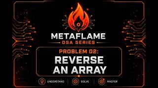 Reverse an Array 🔥 | Java DSA in Tamil