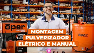 MONTAGEM PULVERIZADOR ELÉTRICO/MANUAL ÓPER | PT/BR